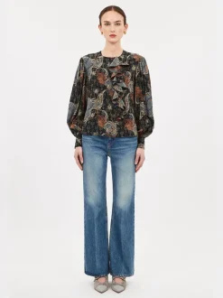 Adelaide Blouse in Azure