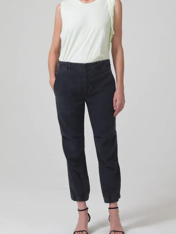 Agni Utility Trouser in Washed Black