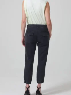 Agni Utility Trouser in Washed Black