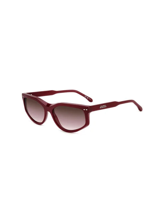 Cat Eye Sunglasses in Burgundy