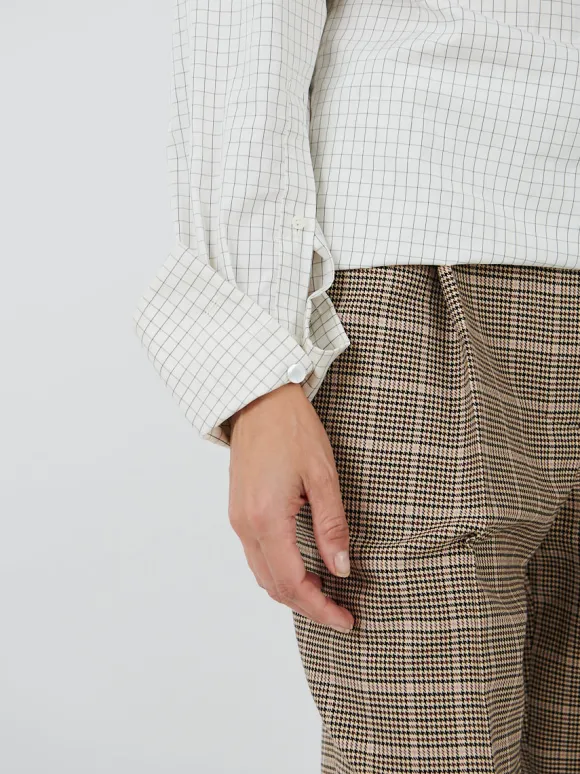 Corso Turtleneck Shirt in Off White