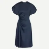 Crew Neck Dress in Midnight