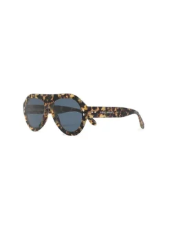 Darly Sunglasses in Honey Brown Havana Blue