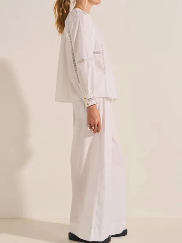 Deion Blouse in White