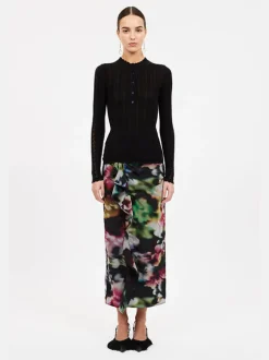 Delia Top in Noir
