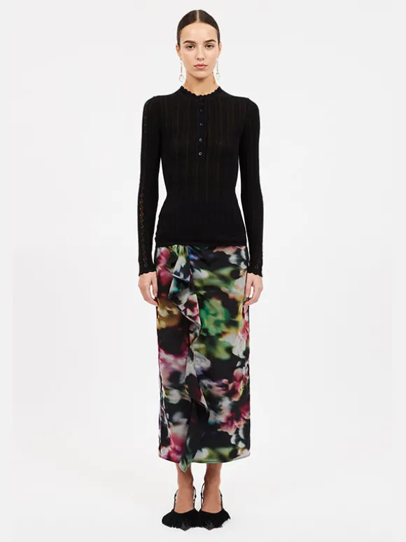 Delia Top in Noir