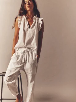 Draper Pant in White