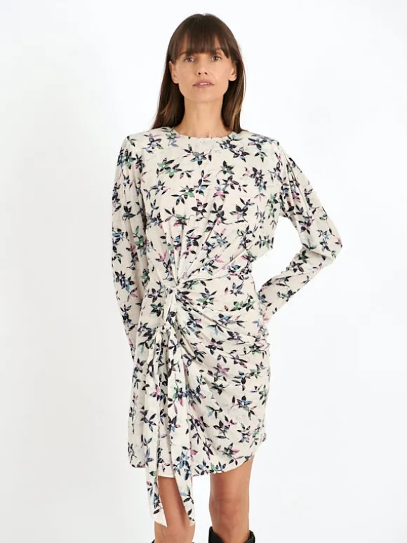 Dulce Dress in Ecru/Midnight
