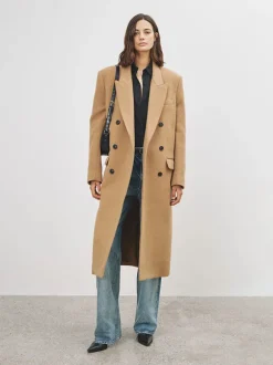 Edmont Double Breasted Long Coat