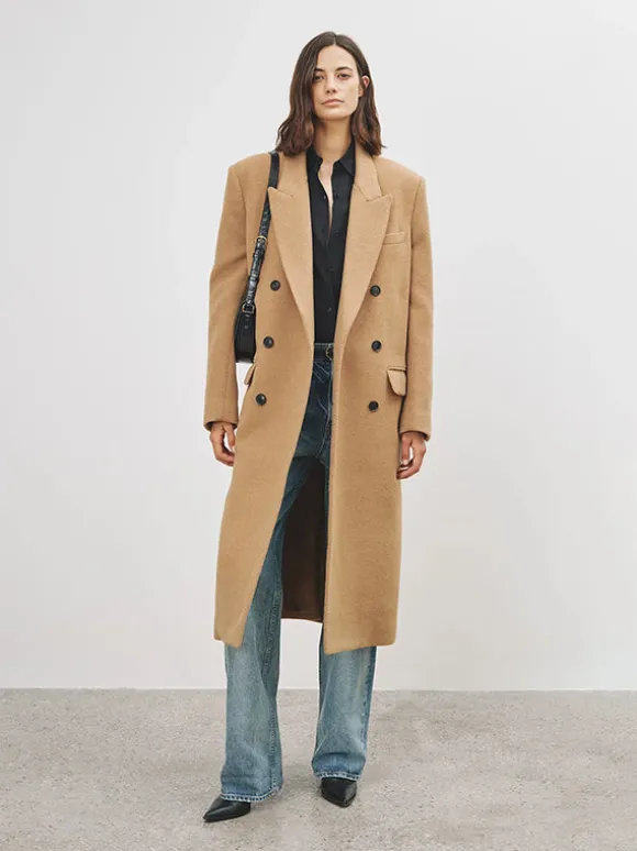 Edmont Double Breasted Long Coat
