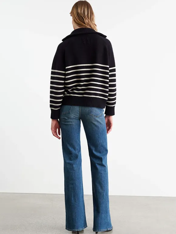 Ganze Sweater in Dark Navy/Stripe