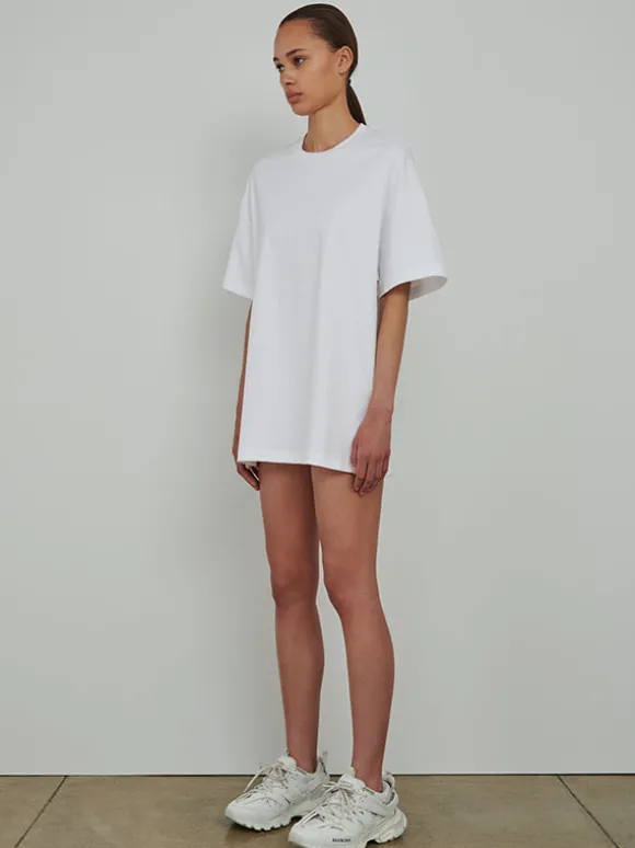 HB Oversized Tee in Off White