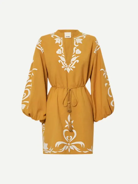 Hesiode Dress in Golden Yellow