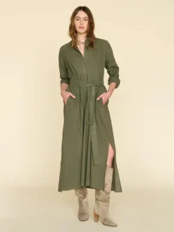 Hope Dress in Ash Green