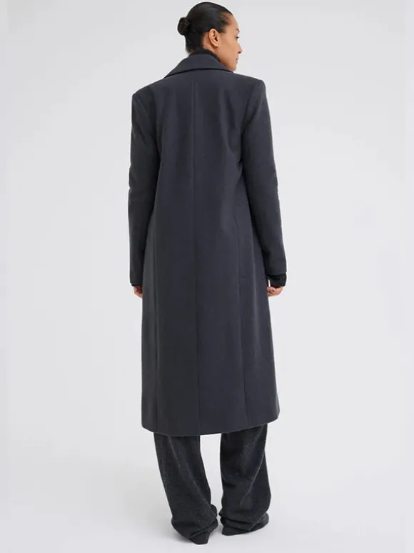 Howell Coat in Steelo