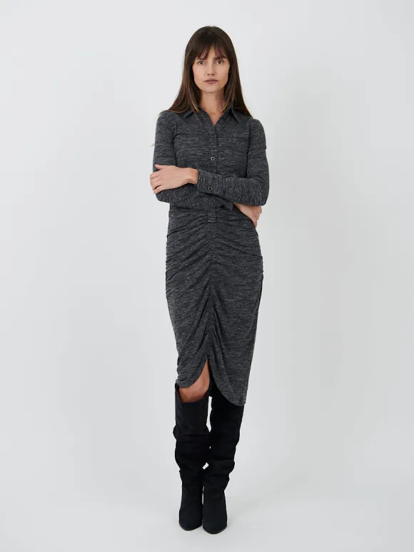 Ivalia Dress in Anthracite