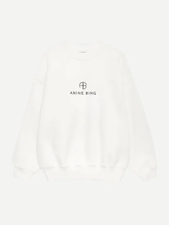 Jaci Sweatshirt Monogram in Ivory