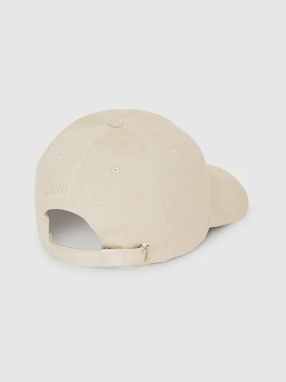 Jeremy Baseball Cap AB in Oatmeal
