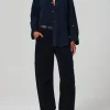 Kayla Corduroy Shirt in Navy