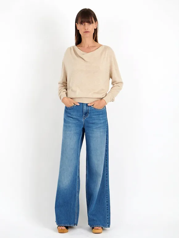 Kristen Pullover in Beige