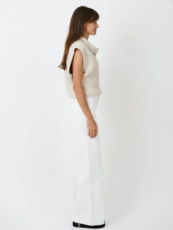 Lemony Pant in White