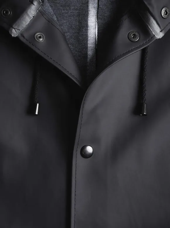 Long Black Stockholm Raincoat