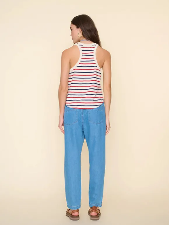 Mercer Pant in Mid Blue