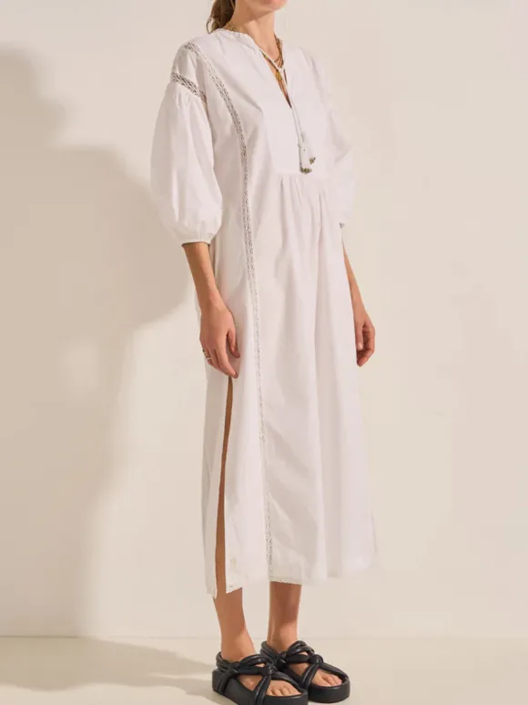 Nephele Dress in White
