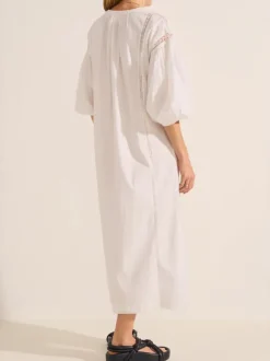 Nephele Dress in White