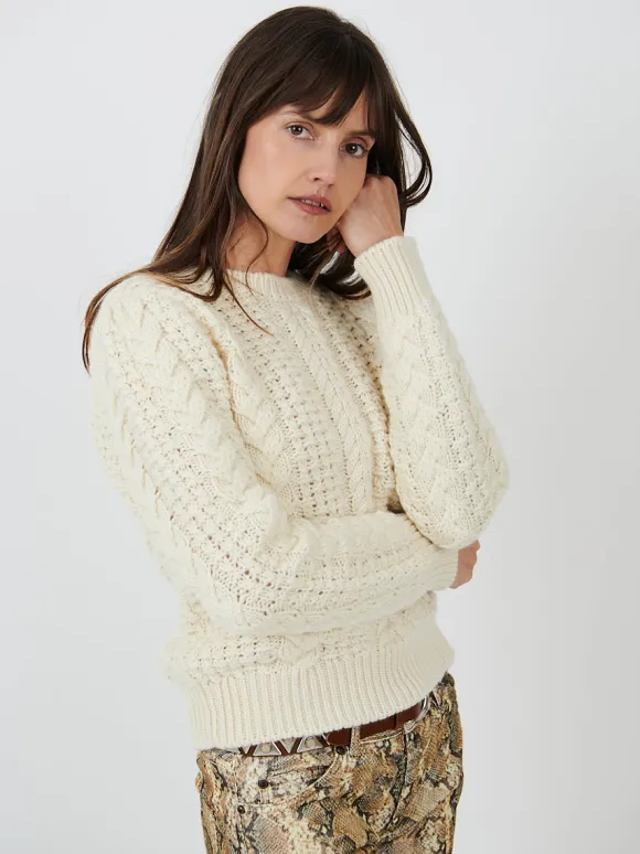 Otillia Pullover in Ecru