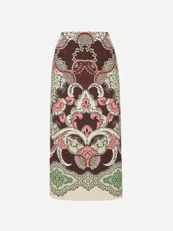 Pencil Skirt in Portal Placee