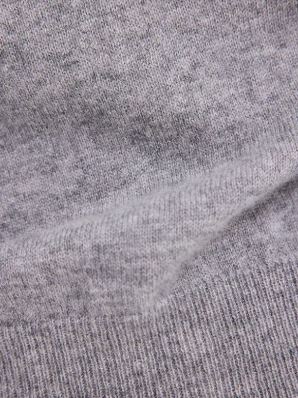 Peter Sweater in Mid Grey Marle