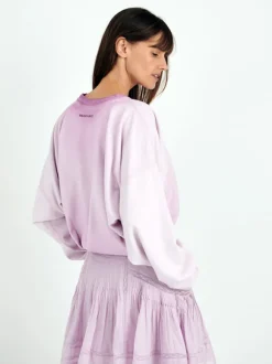Pulia Sweat Shirt in Lilac