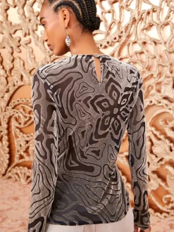 Quinn Blouse in Luna