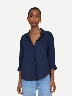 Quinn Shirt in Navy