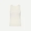 Ribbed Tank in Ecru