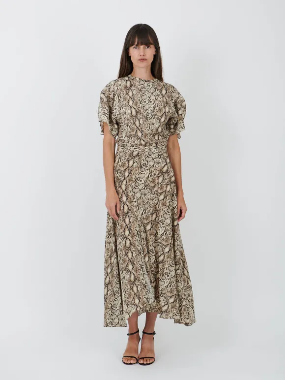 Sakura Skirt in Natural Python