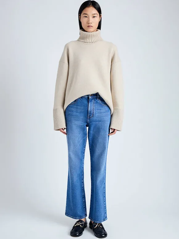 Sandra Turtleneck Sweater in Oatmeal