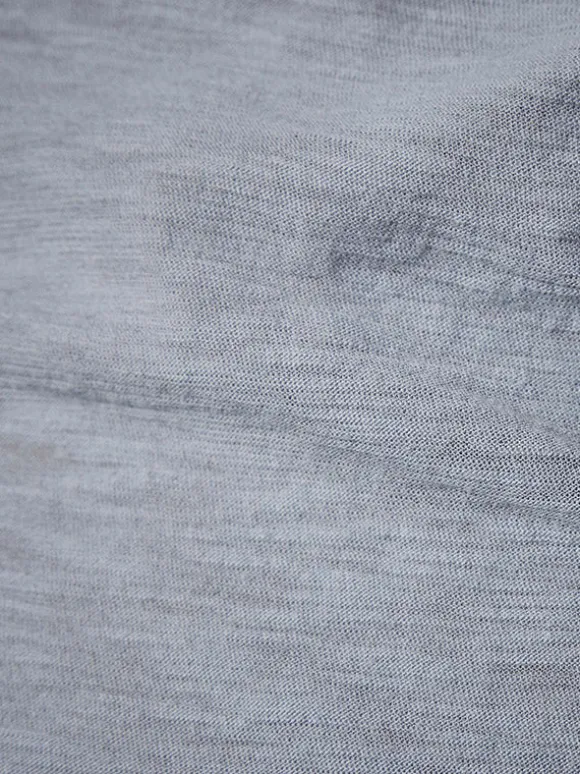 Sheer Slub L/s Crew Tee in Aura