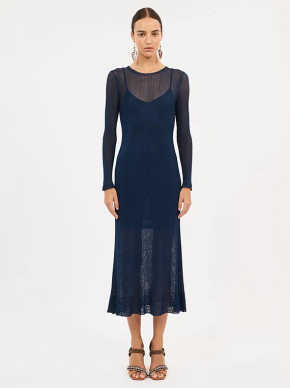 Simone Dress in Midnight