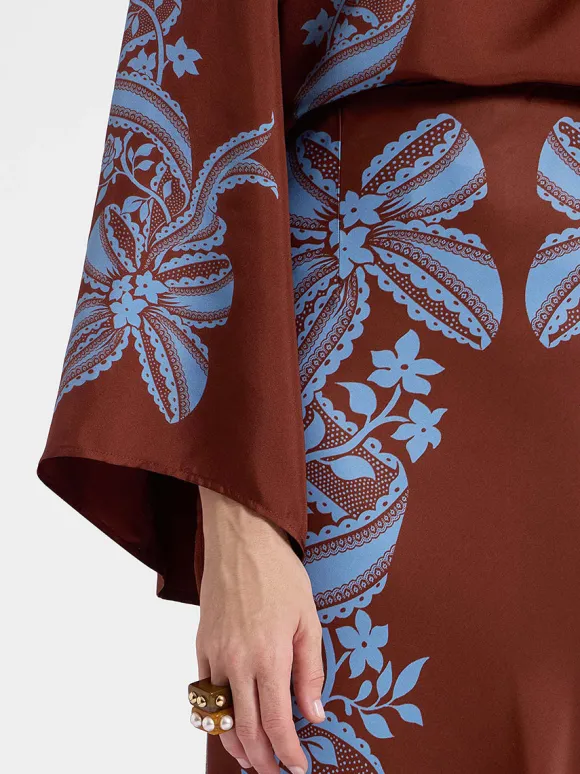 Sleek Skirt in Signoria Placee
