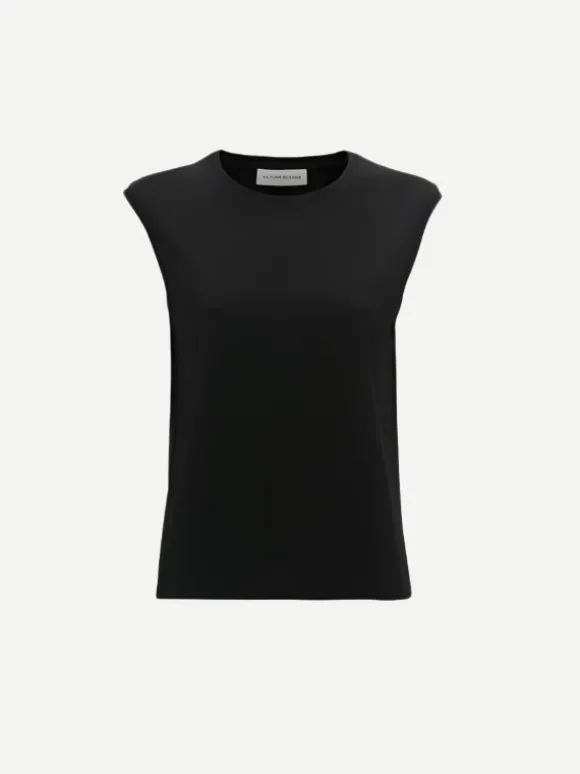 Sleeveless T-Shirt in Black