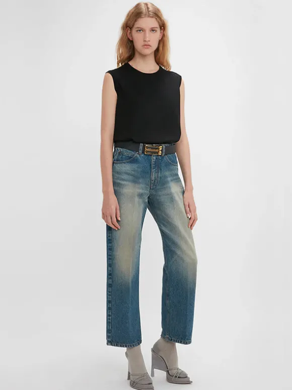 Sleeveless T-Shirt in Black