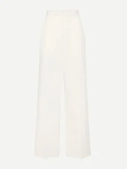 Straight Twill Trouser in Chalk