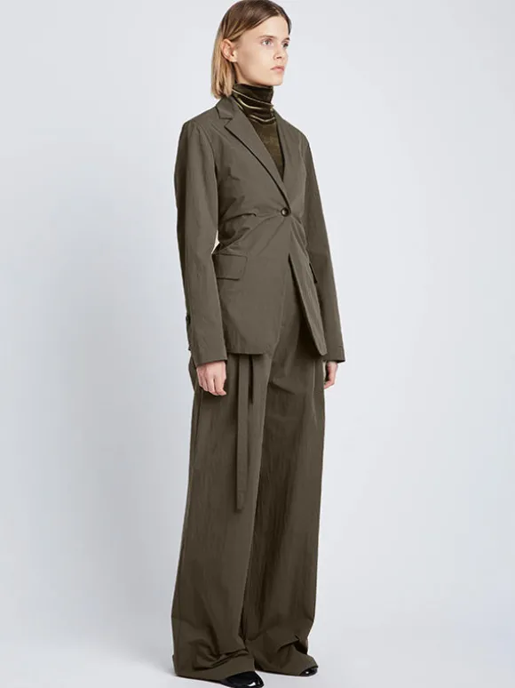 Technical Suiting Blazer in Wood