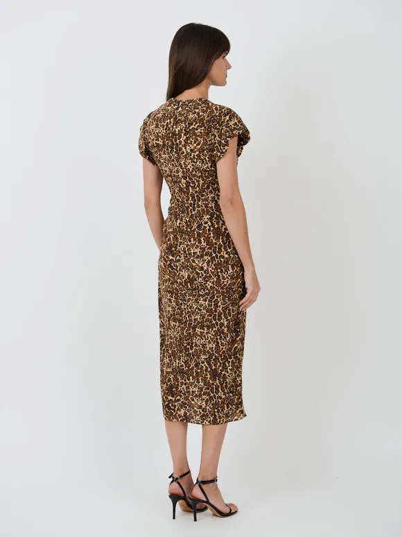 Terena Dress in Leopard