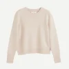 The Cropped Essentials Sweater in Bone