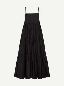 Tiered Sundress in Black