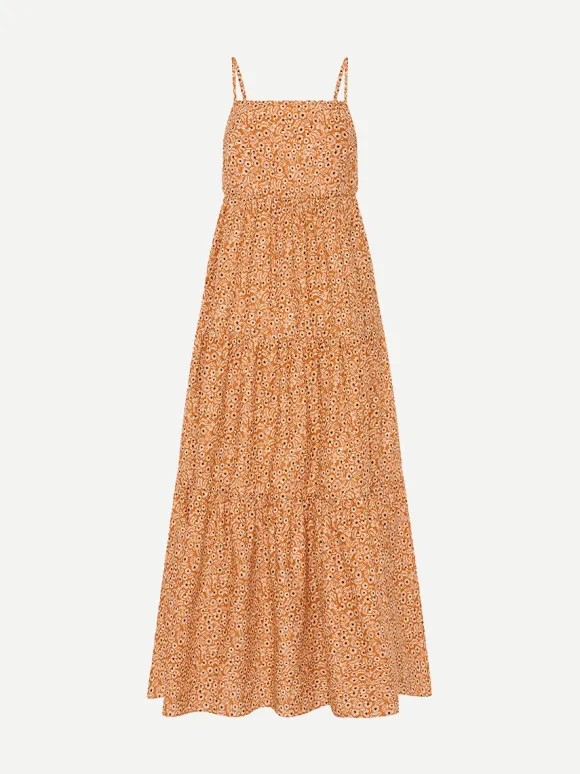 Tiered Sundress in Strawflower