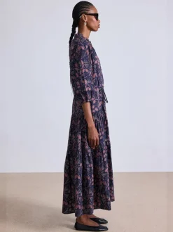 Trinidad Maxi Dress in Camille Floral Navy